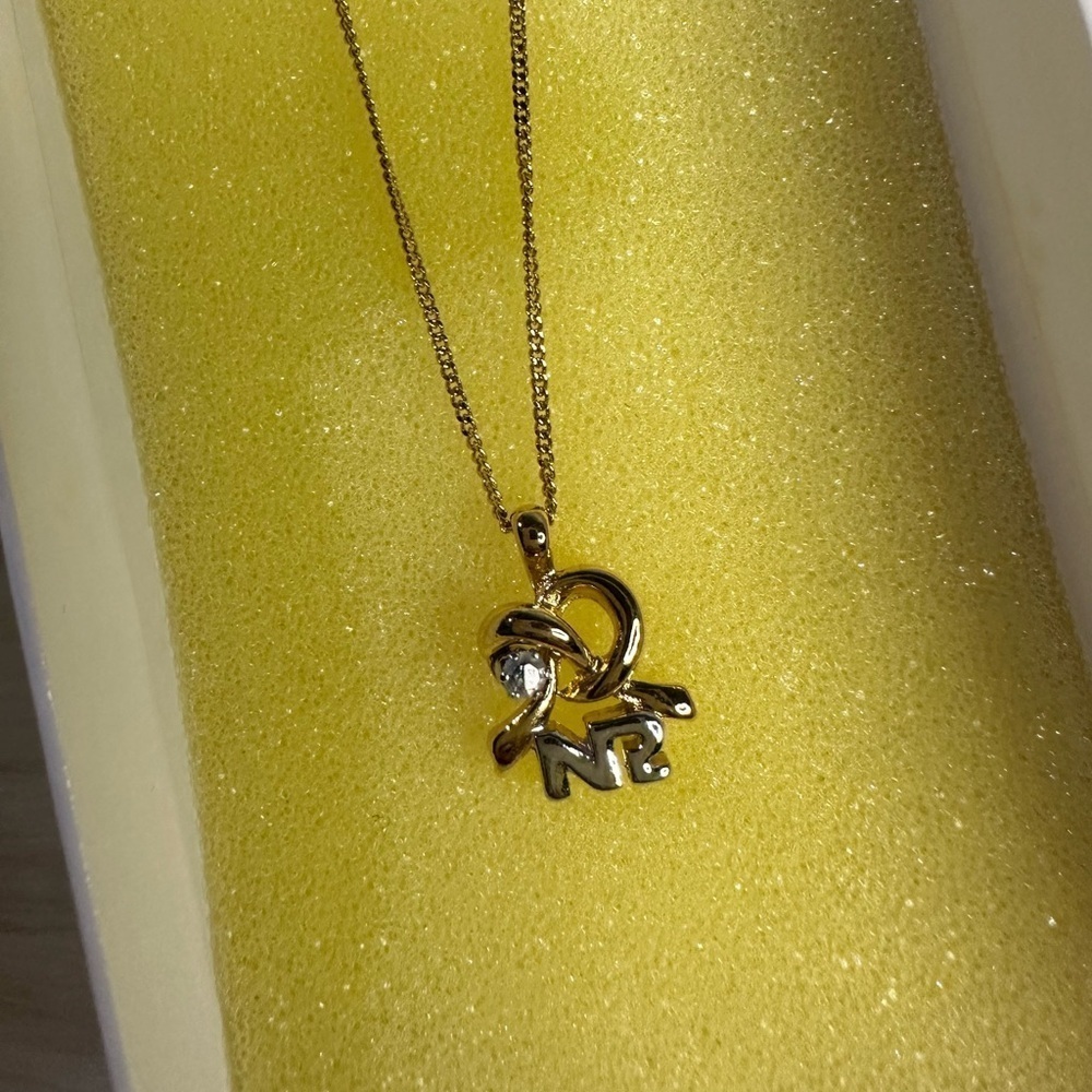 NINA RICCI logo necklace - Picture 3 of 14